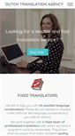 Mobile Screenshot of dutch-translation-agency.com